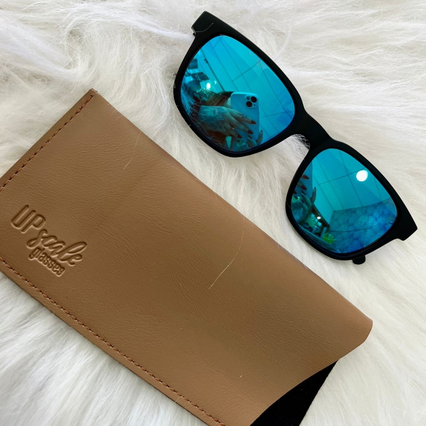 Óculos solar masculino em acetato ,da marca UPSCALE